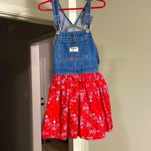 Girls overall dress